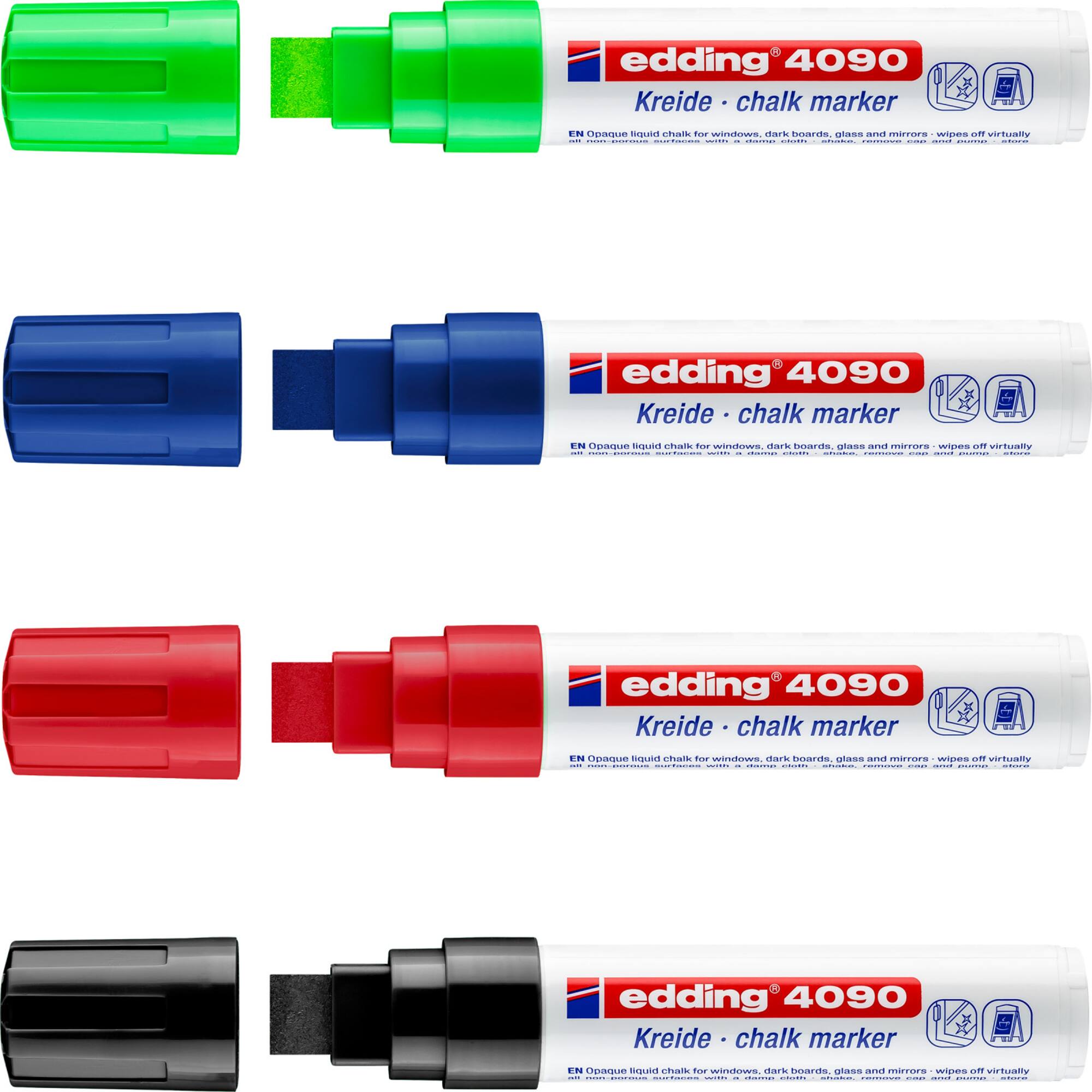 edding® 4090 Jumbo Chalk Marker Set